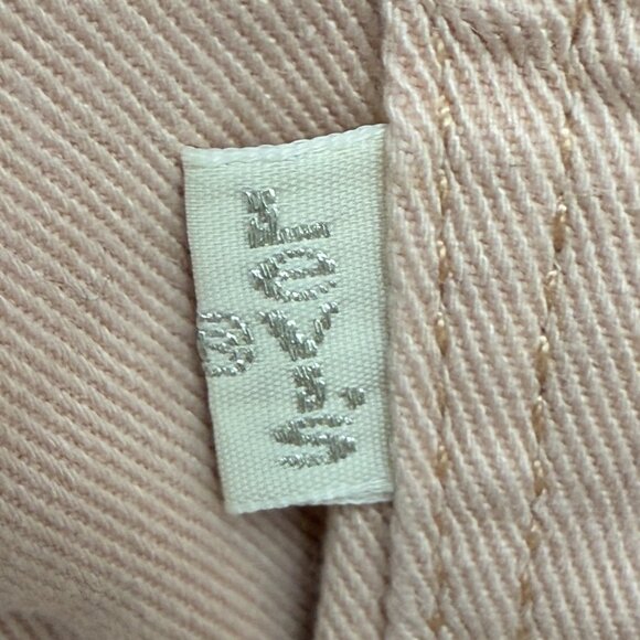Women's LEVI'S 721 High‎ Rise Ankle Skinny Button-Fly in Baby Pink- Size 32 - Picture 11 of 15
